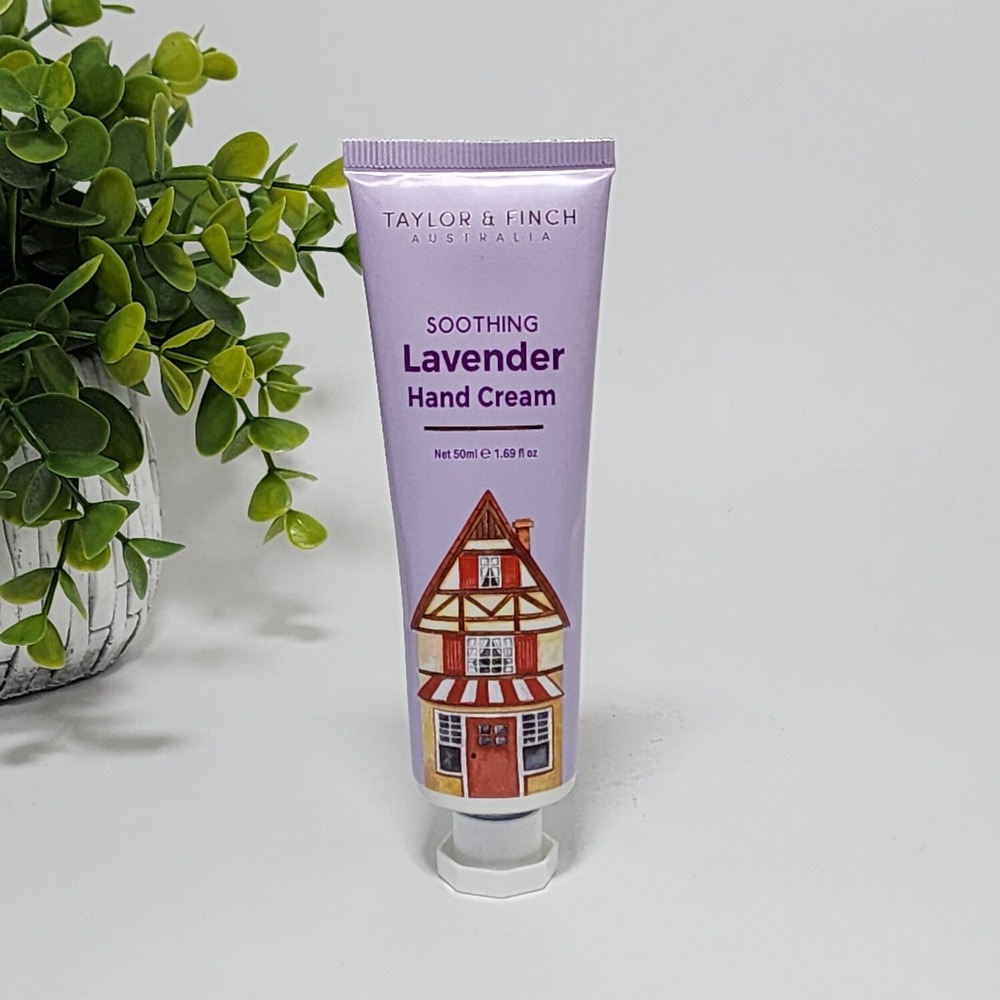 Taylor & Finch Soothing Lavender Hand Cream Made in Australia 1.69 fl oz / 50 mL